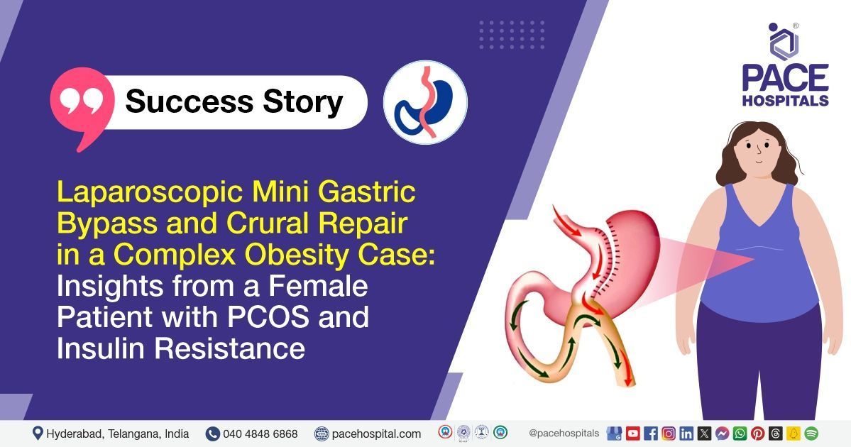  laparoscopic mini gastric bypass case study | morbid obesity case study | PACE Hospitals Case study