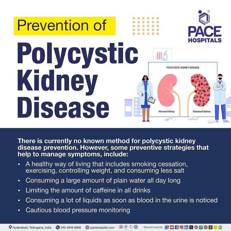 Polycystic kidney disease prevention | Preventions polycystic kidney disease | polycystic kidney disease preventive tips | Preventive measures of polycystic kidney disease | Visual suggesting the preventive measures of polycystic kidney disease  
