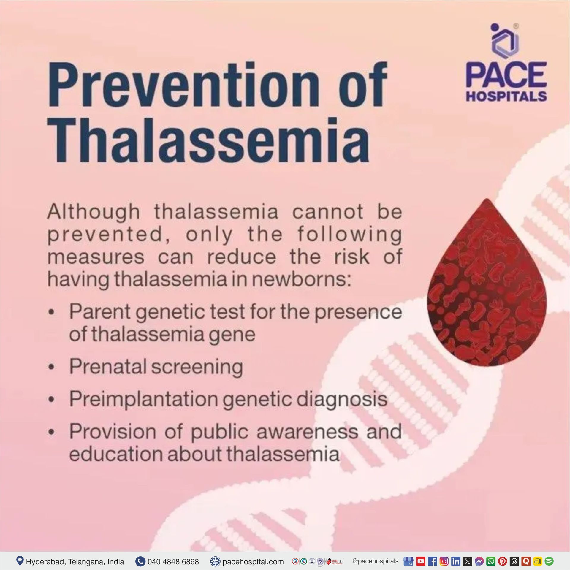 prevention of thalassemia | Thalassemia prevention measures | Preventive tips of Thalassemia | | Visual suggesting the Preventive measures of Thalassemia