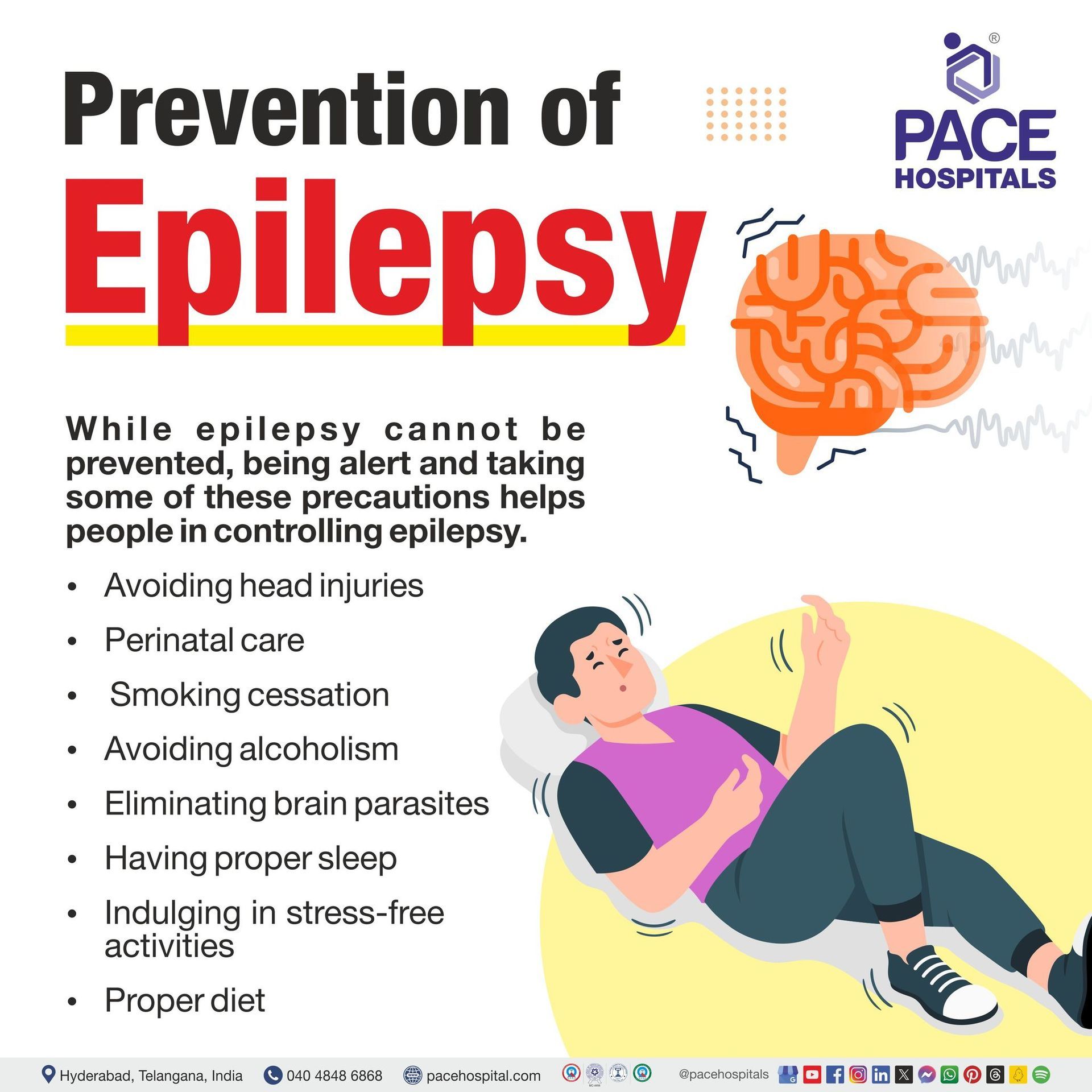 Epilepsy Preventive Measures Epilepsy prevention | Preventing seizures | Epilepsy preventive measures | Epilepsy precautionary measures | Person with epilepsy lying on the ground | tips explaining preventive measures of Epilepsy