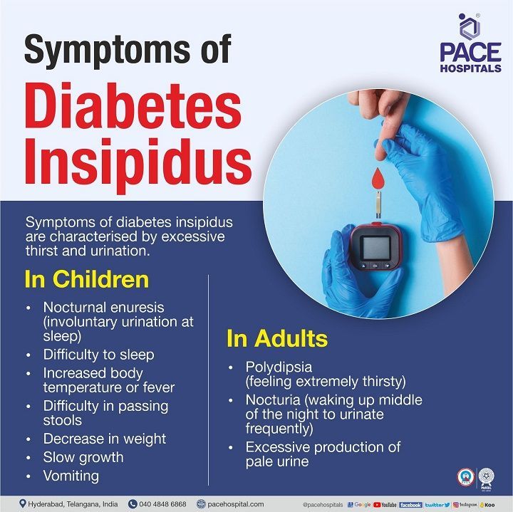 diabetes insipidus symptoms