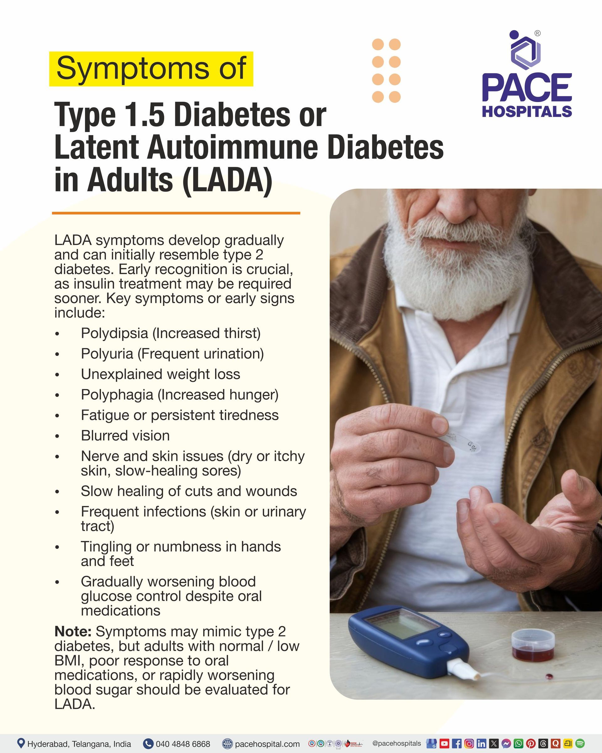 Symptoms of Type 1.5 Diabetes or Latent Autoimmune Diabetes in Adults (LADA) lada diabetes symptoms I lada symptoms I latent autoimmune diabetes in adults symptoms