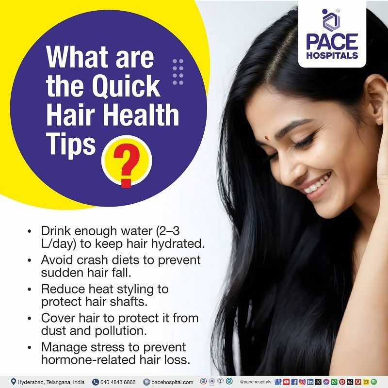 Quick hair health tips Tips for Healthy Hair