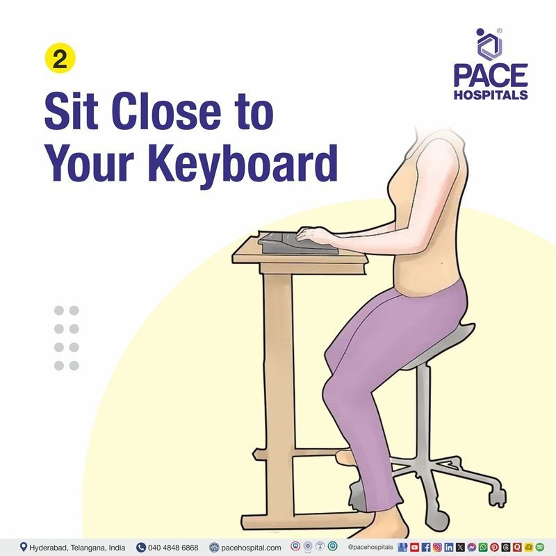 Healthy sitting ergonomics for better spine alignment