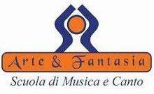 logo scuola di musica arte e fantasia