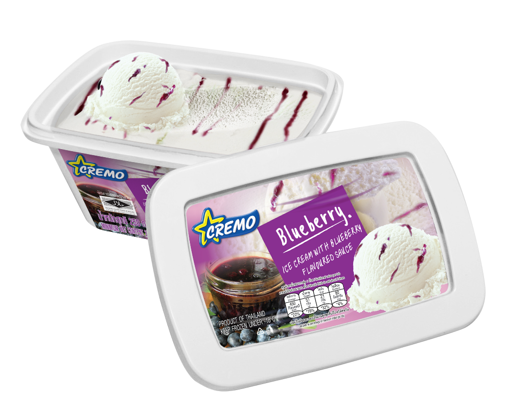 ครีโม แยมบลูเบอรี่ | Blueberry Jam | Ice cream Cup