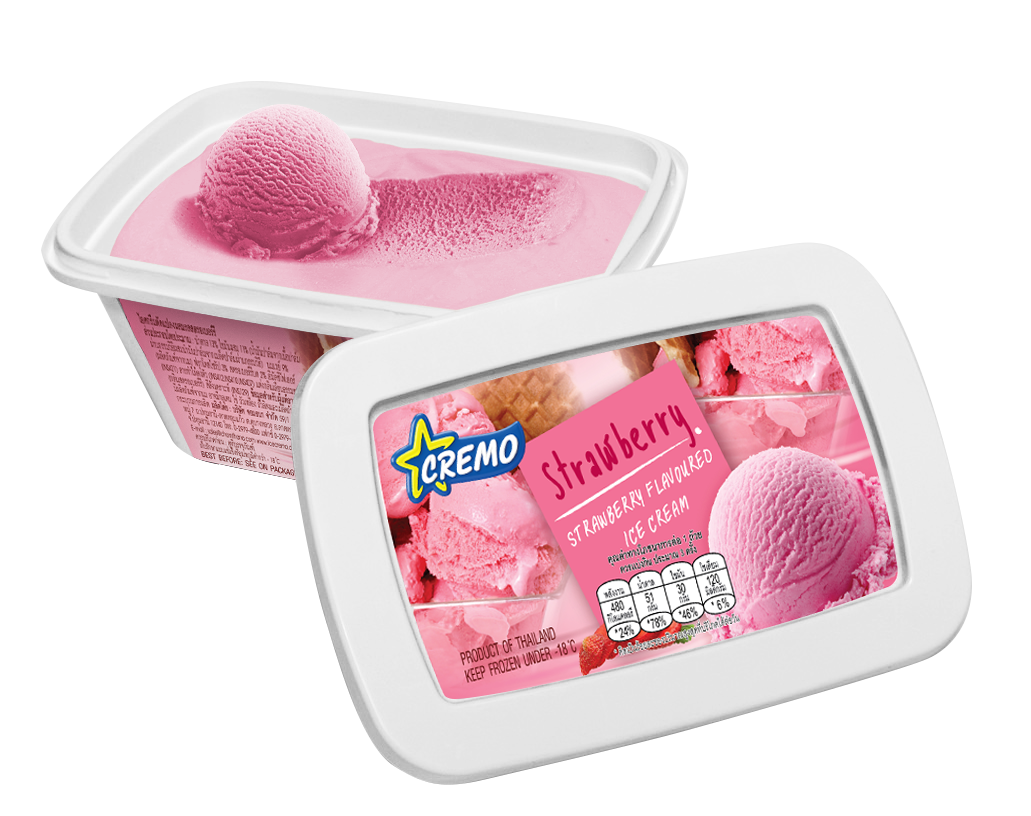 ครีโม สตรอเบอร์รี่ | Strawberry | Ice cream Cup