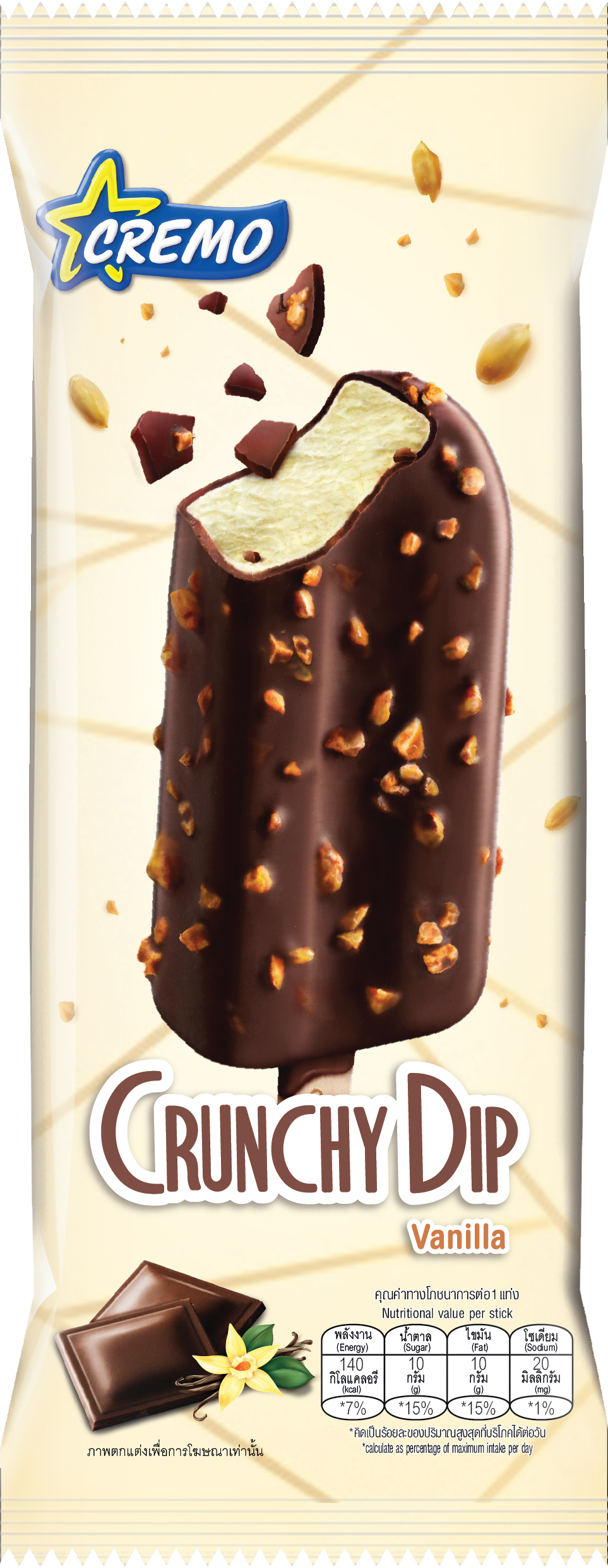 ครีโม อะตอม วานิลลา | ATOM | Ice cream Cremo | ไอศกรีมครีโม
