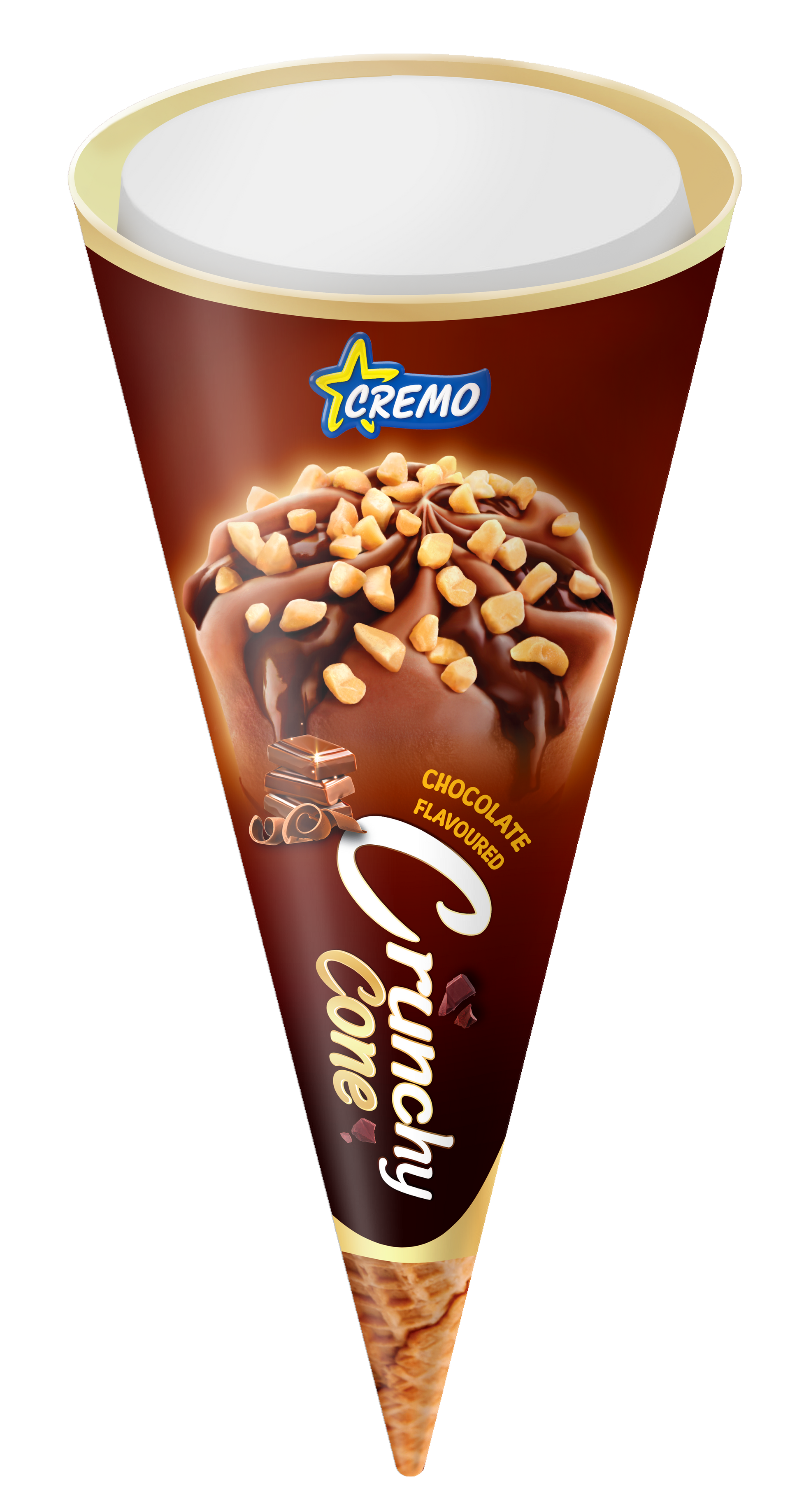 ครันชี่ โคน คลาสสิค ช็อกโกแลต | Crunchy Cone Classic | Ice cream Cremo