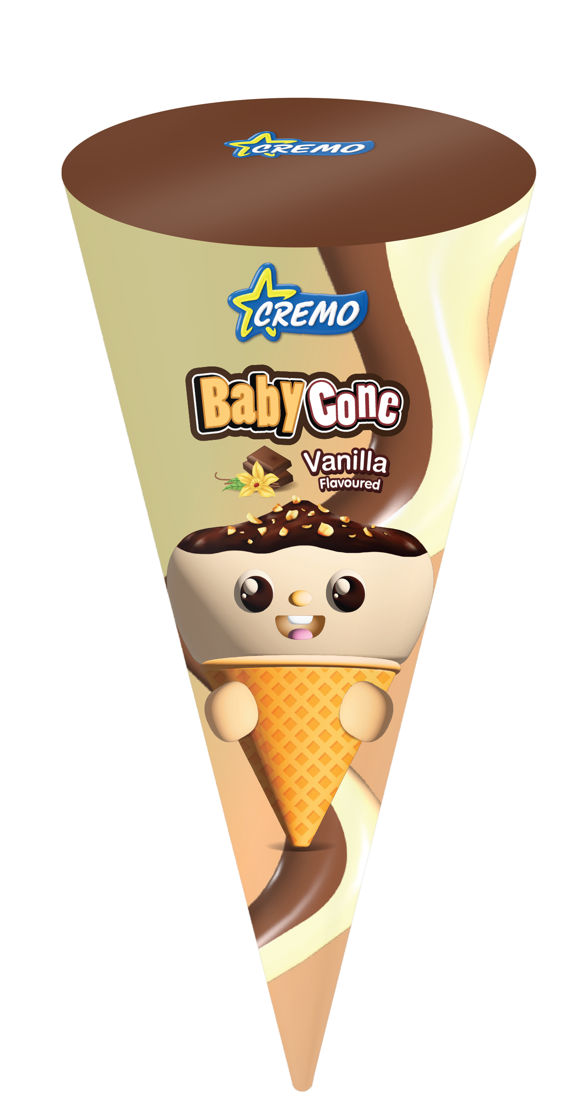 ครีโม เบบี้ โคน วานิลลา | Baby Cone | Ice cream Cremo