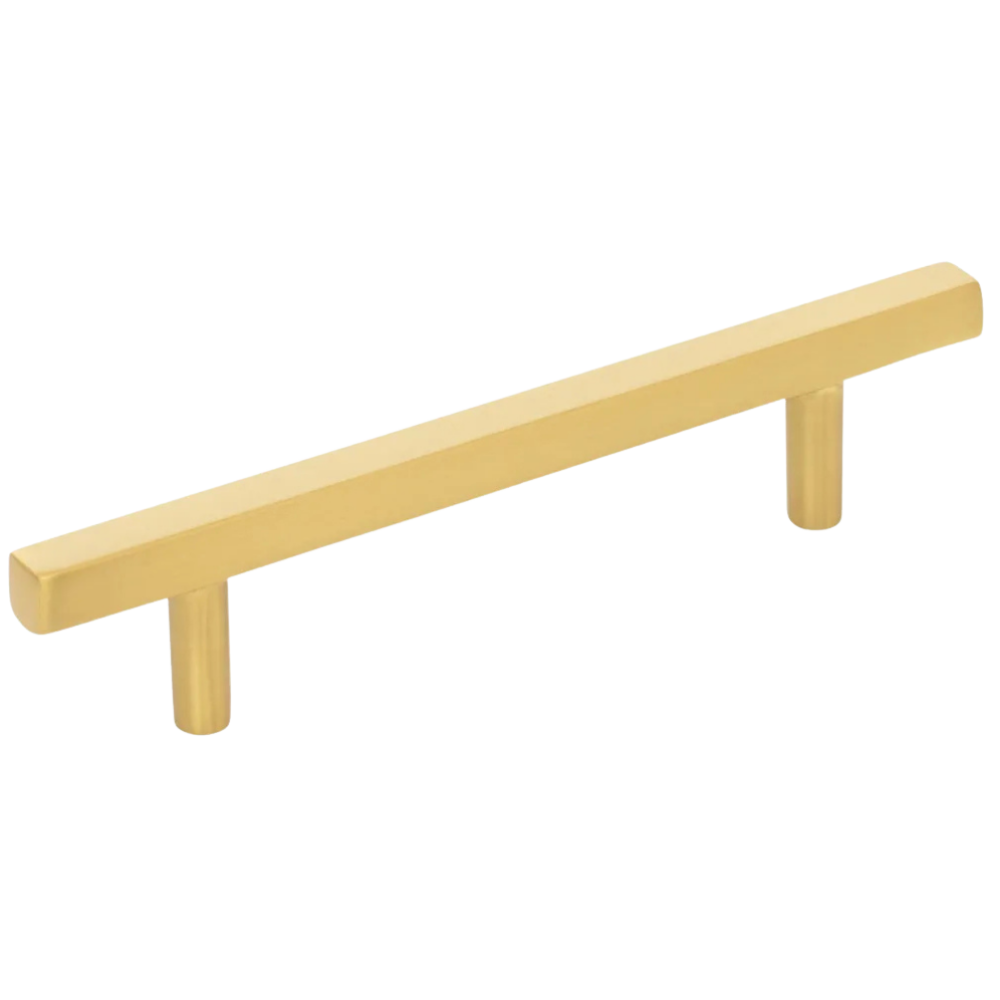 Dominique Square Bar Handle - Brushed Gold
