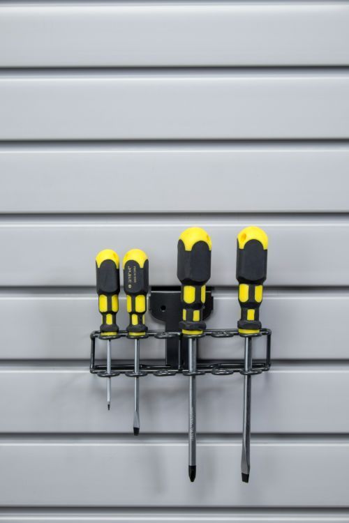 Screw Driver Rack Slatwall Organizer Accessory Option