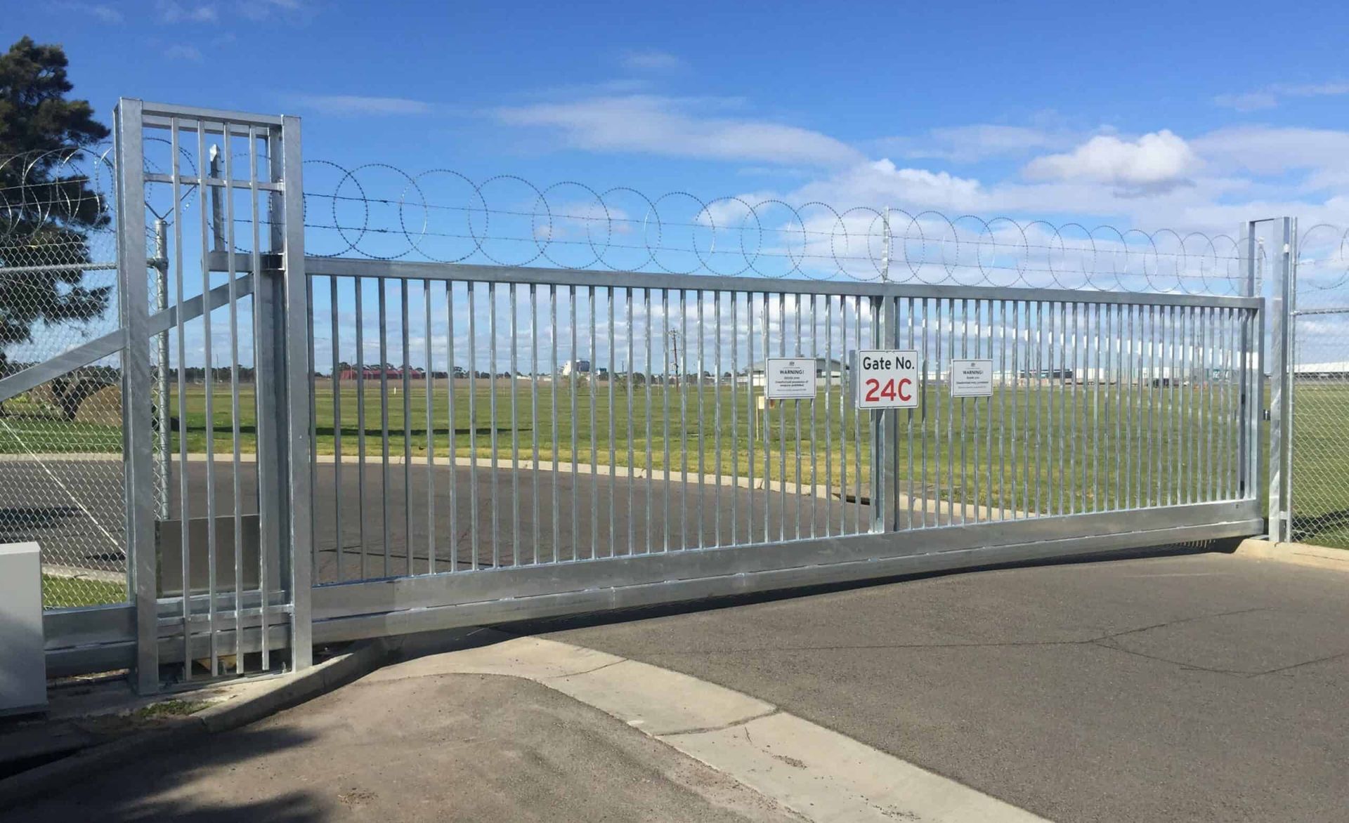 Supply and Installation of New Sliding Gates and Automation Systems.