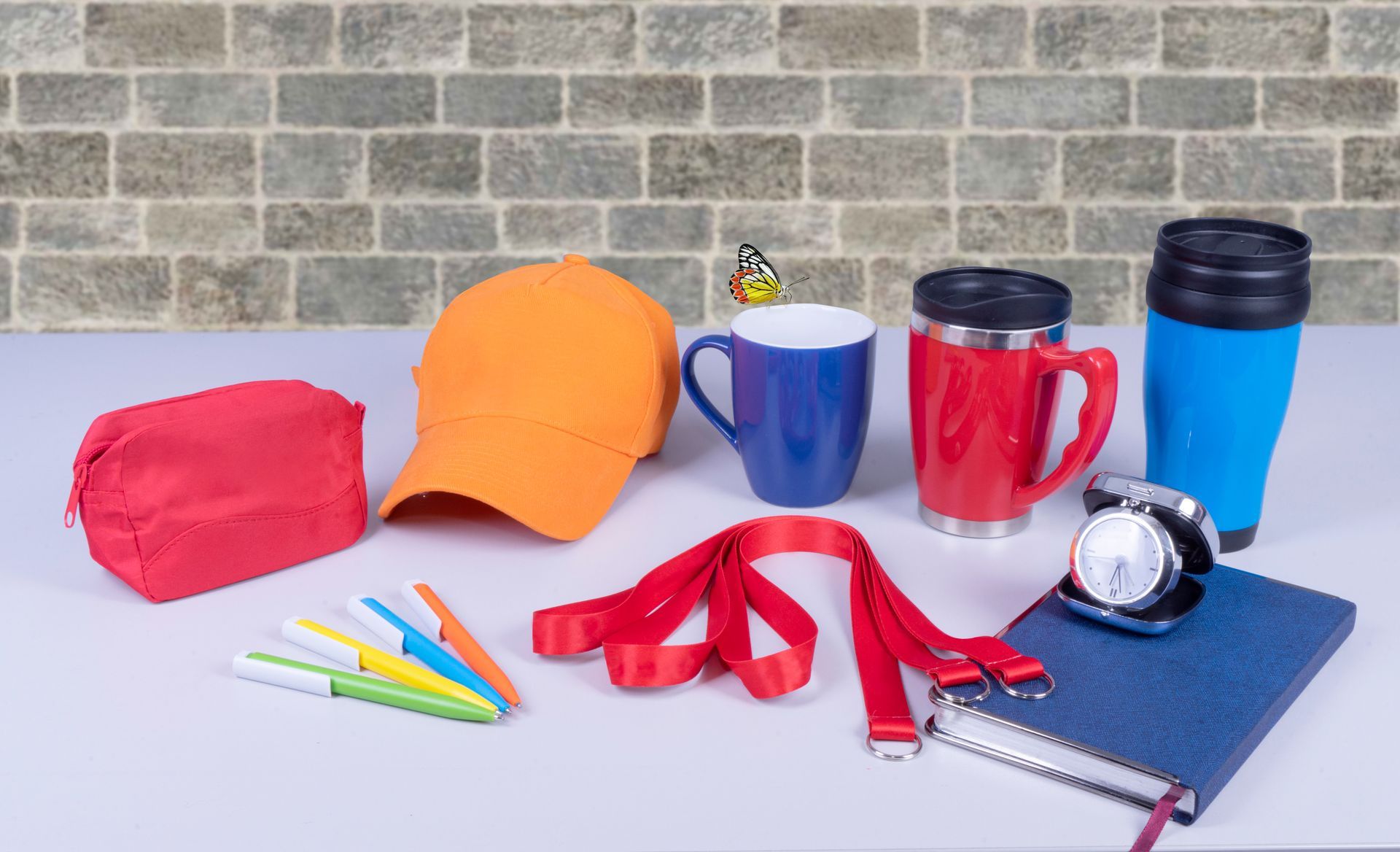 Assorted School Supplies and Travel Mugs — Lehmann Print Solutions in Airlie Beach, QLD