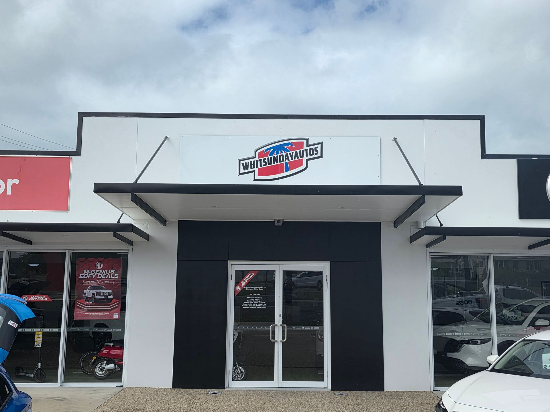 Storefront With a White Facade — Lehmann Print Solutions in Bowen, QLD