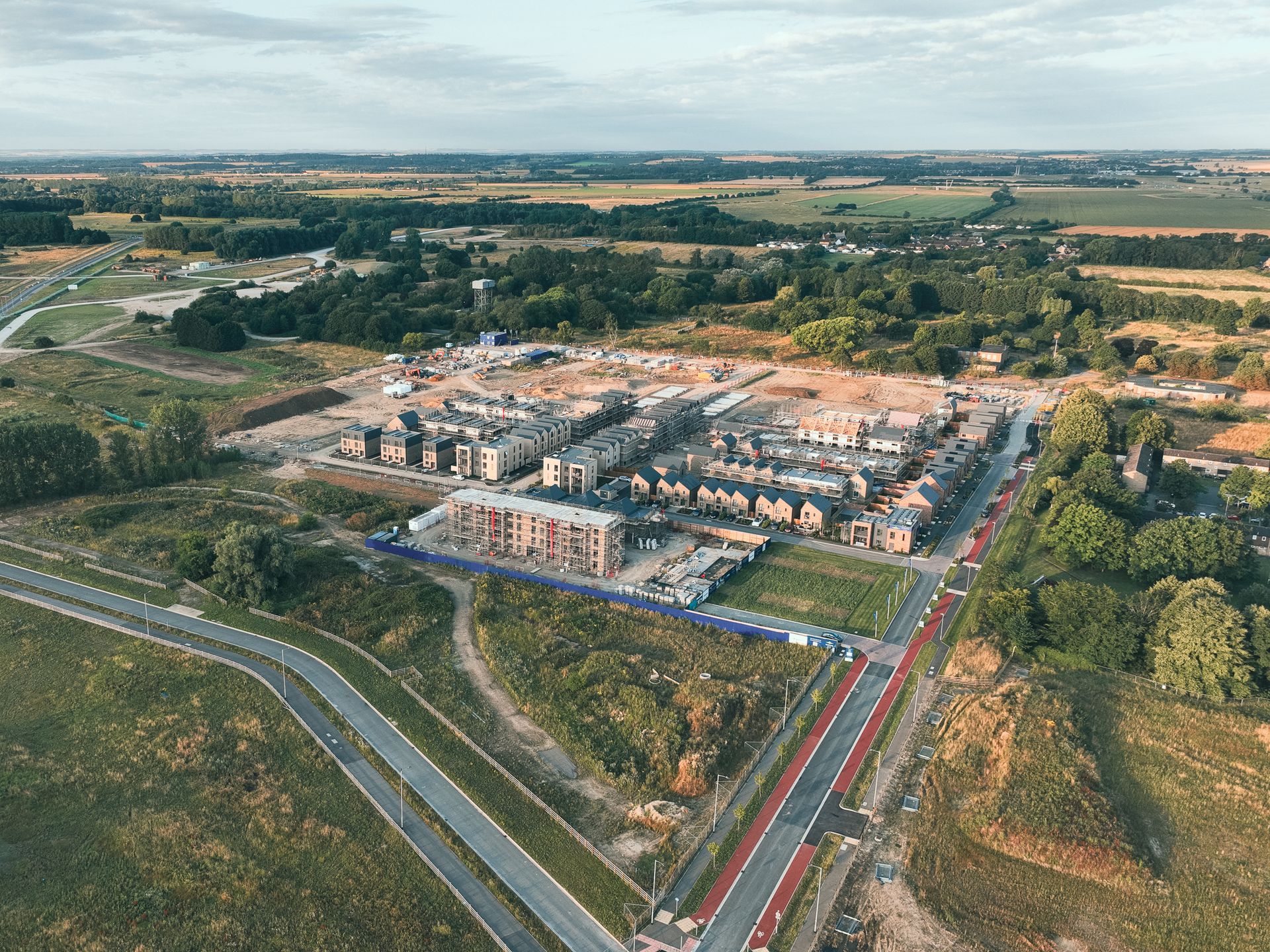 Keepmoat Stirling Fields Northstowe Drone Photo