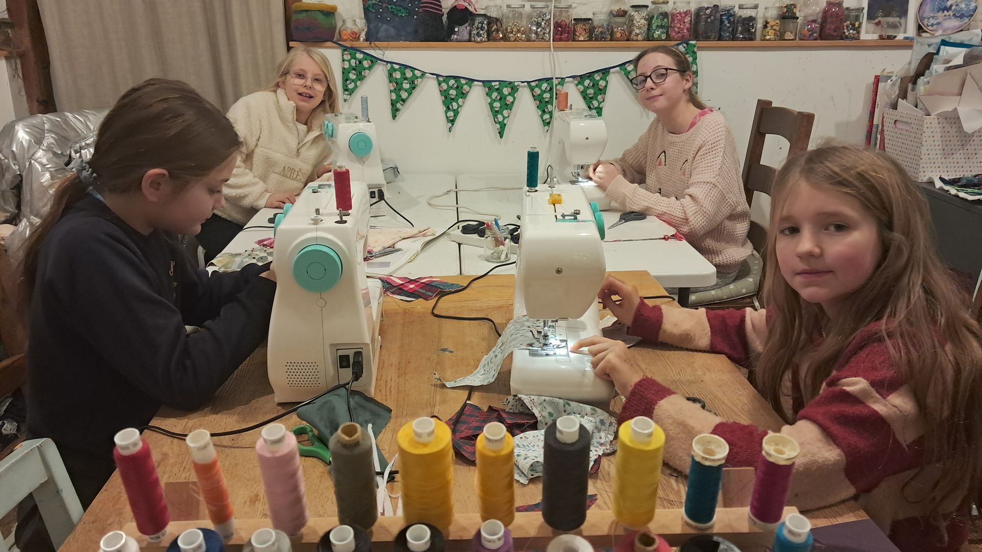 children's sewing workshop Cheshire teen sew tween class