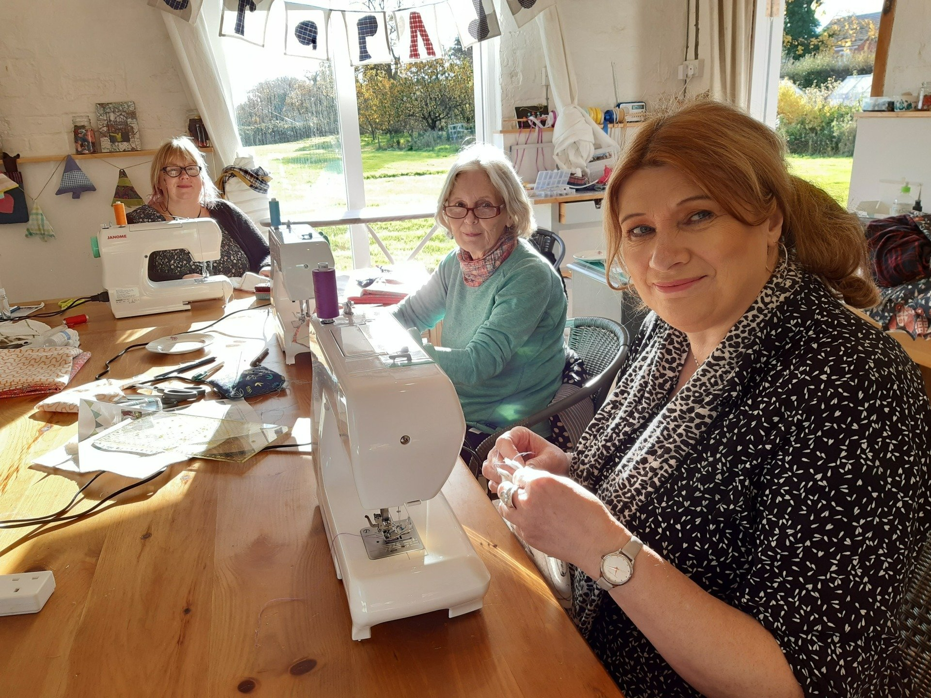 Newly Retired sewing and craft workshops in Cheshire