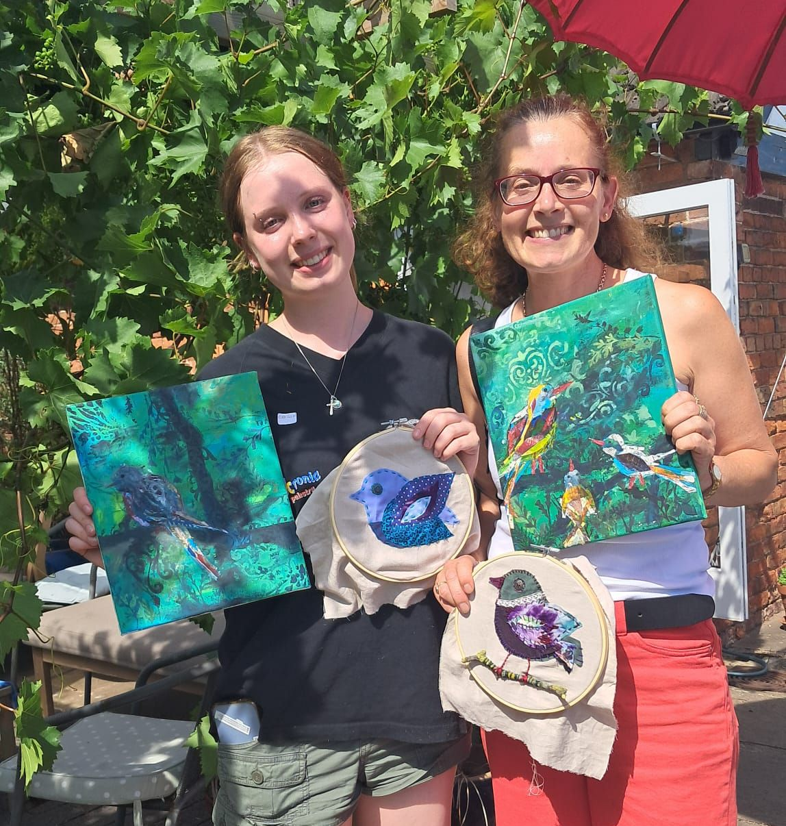 retreat painting hobby wellbeing creative