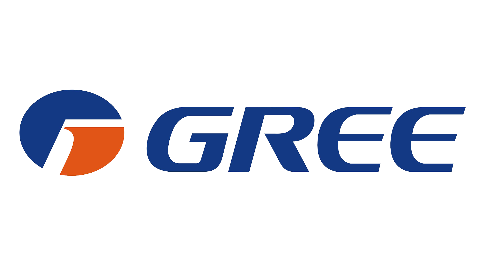 GREE logo in blue and orange on a white background