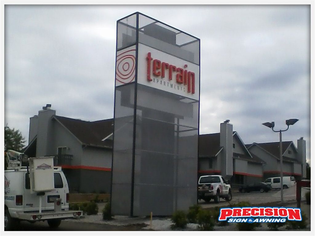 Tall sign for
