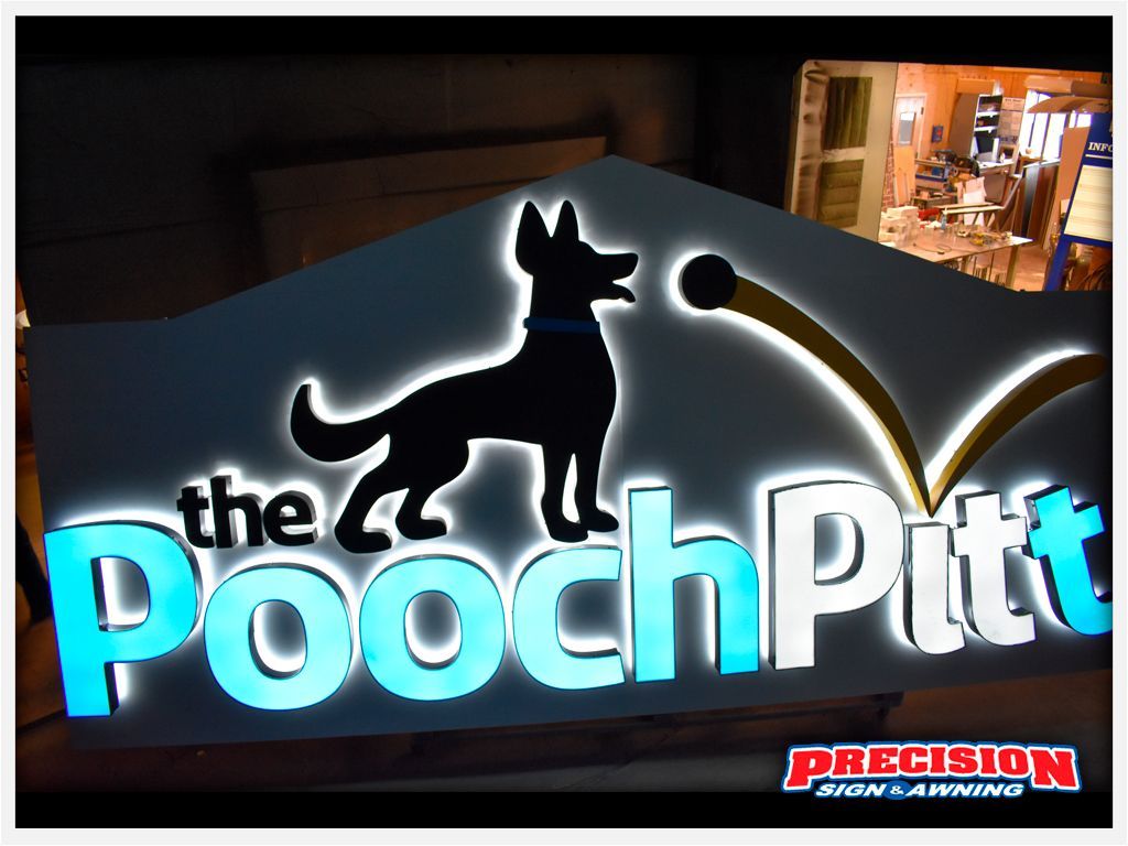 Illuminated sign for