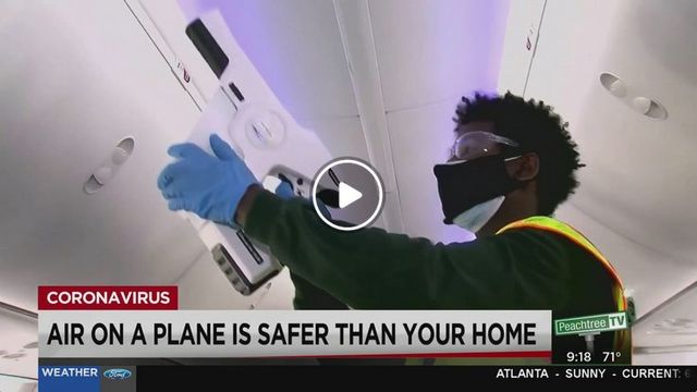Disinfection Of Plane In News