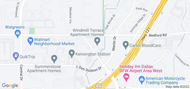 Map of business location