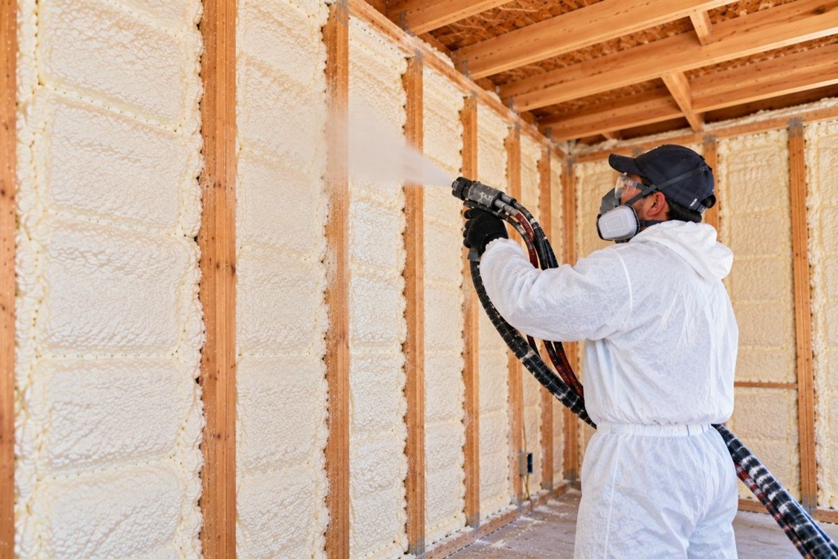Killeen closed-cell spray foam project
