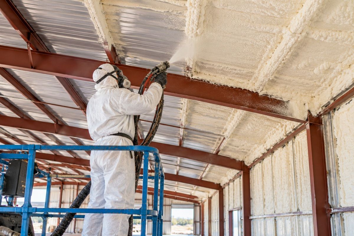 Killeen commercial spray foam insulation project