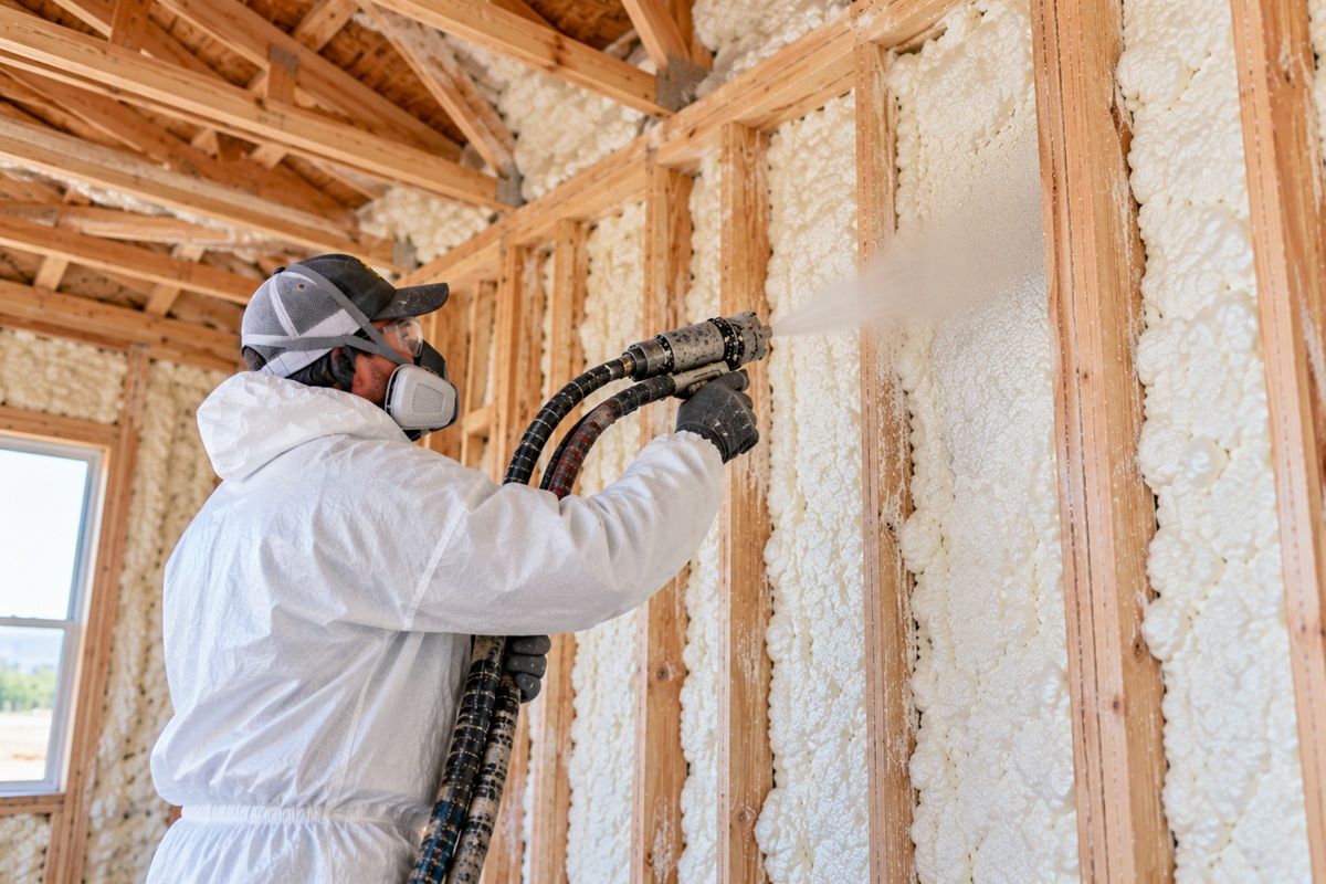 Open cell spray foam insulation in Killeen TX