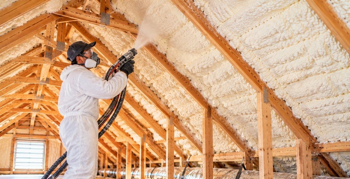 Killeen residential attic foam insulation