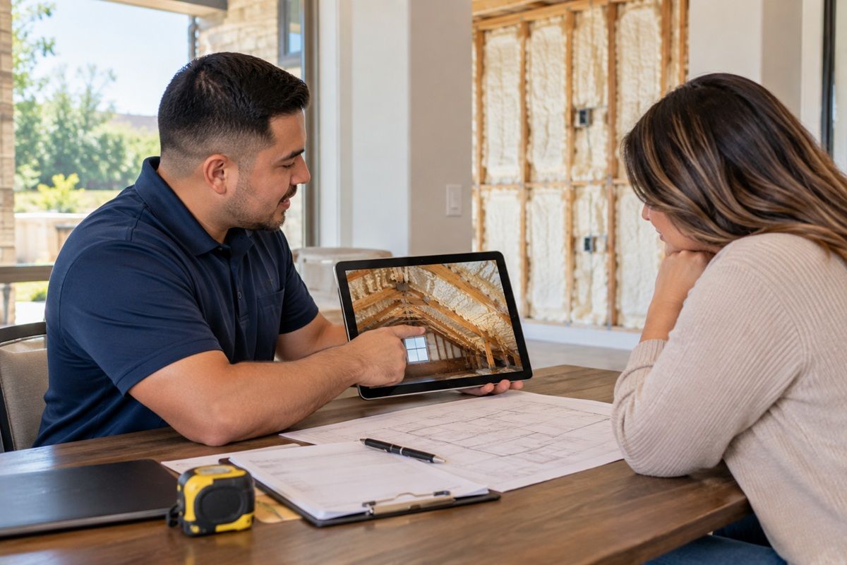 Spray foam insulation consultation in Killeen TX