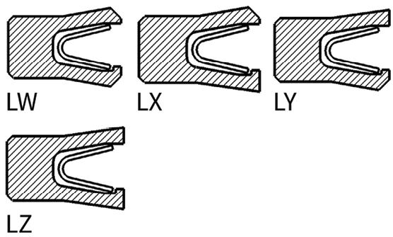 Extended Heel Cantilever Spring Energized Piston Seal
