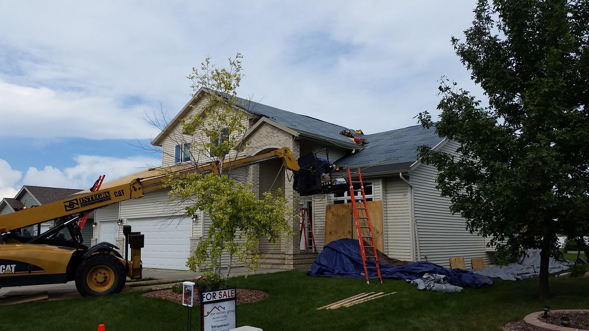 Ice and Water Guard Protection and Roofing Felts Installed on a House in Hendrum-MN