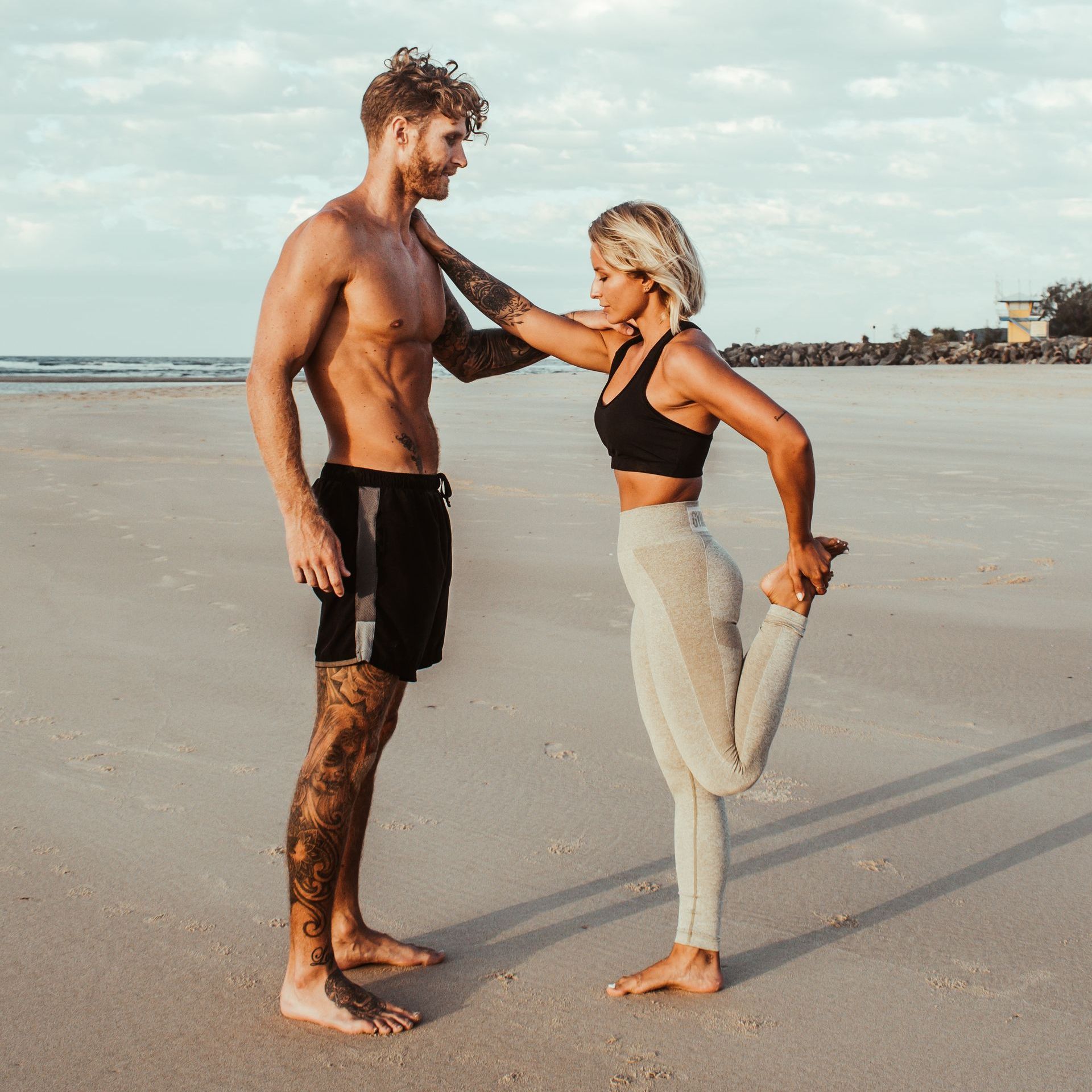 Partner fitness exercises