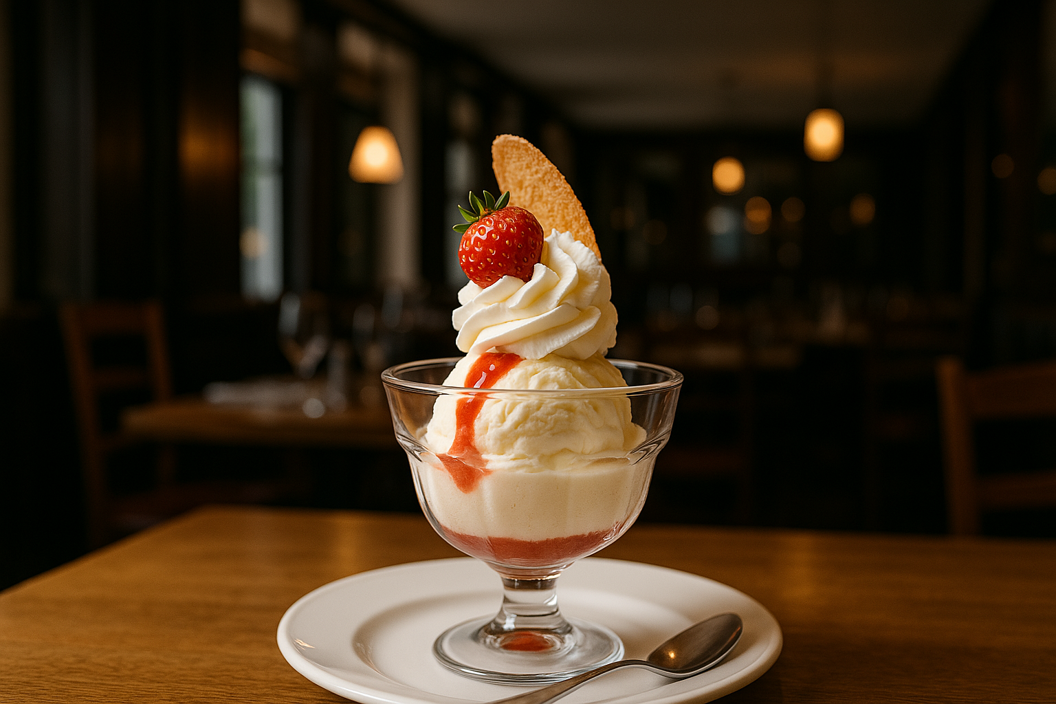 Une tranche de cheesecake avec des framboises et des myrtilles dans une assiette