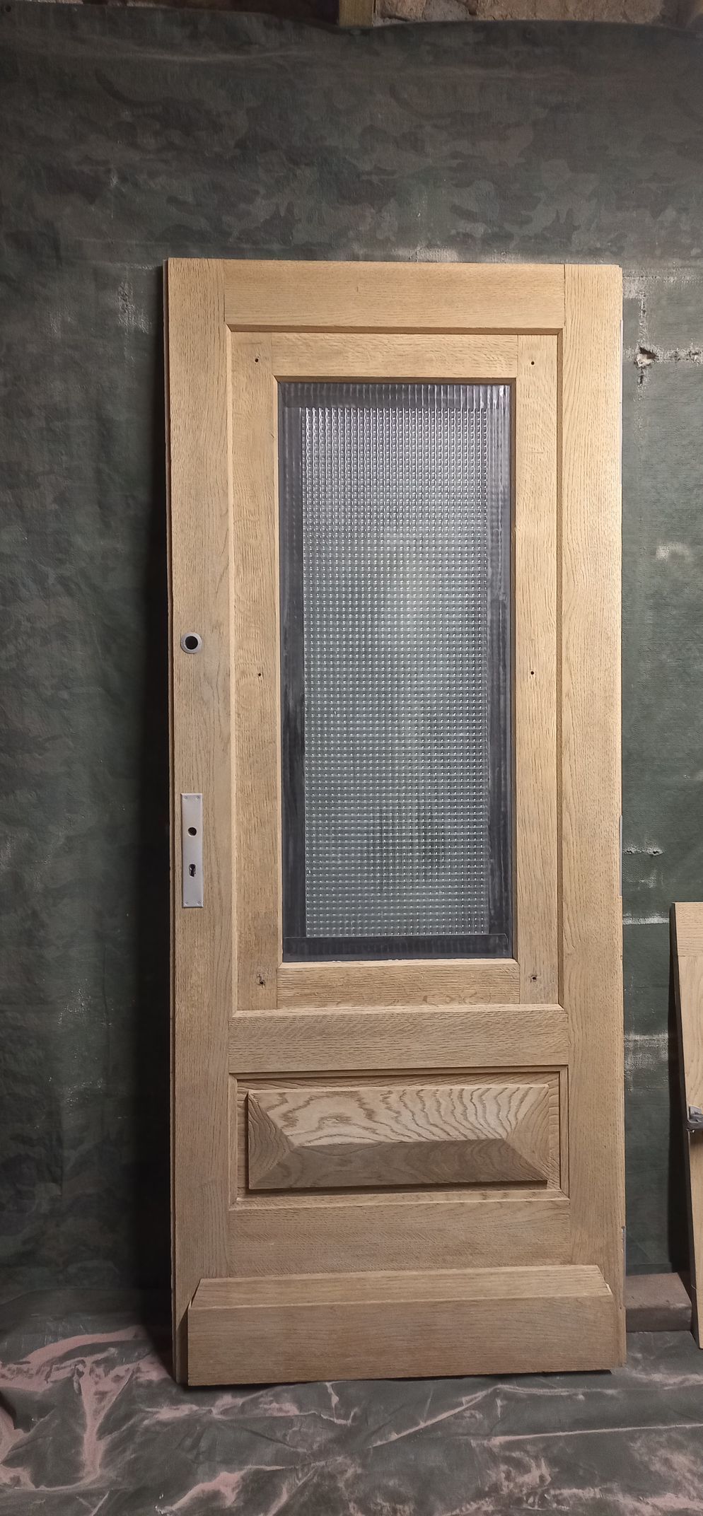 Décapage de porte après