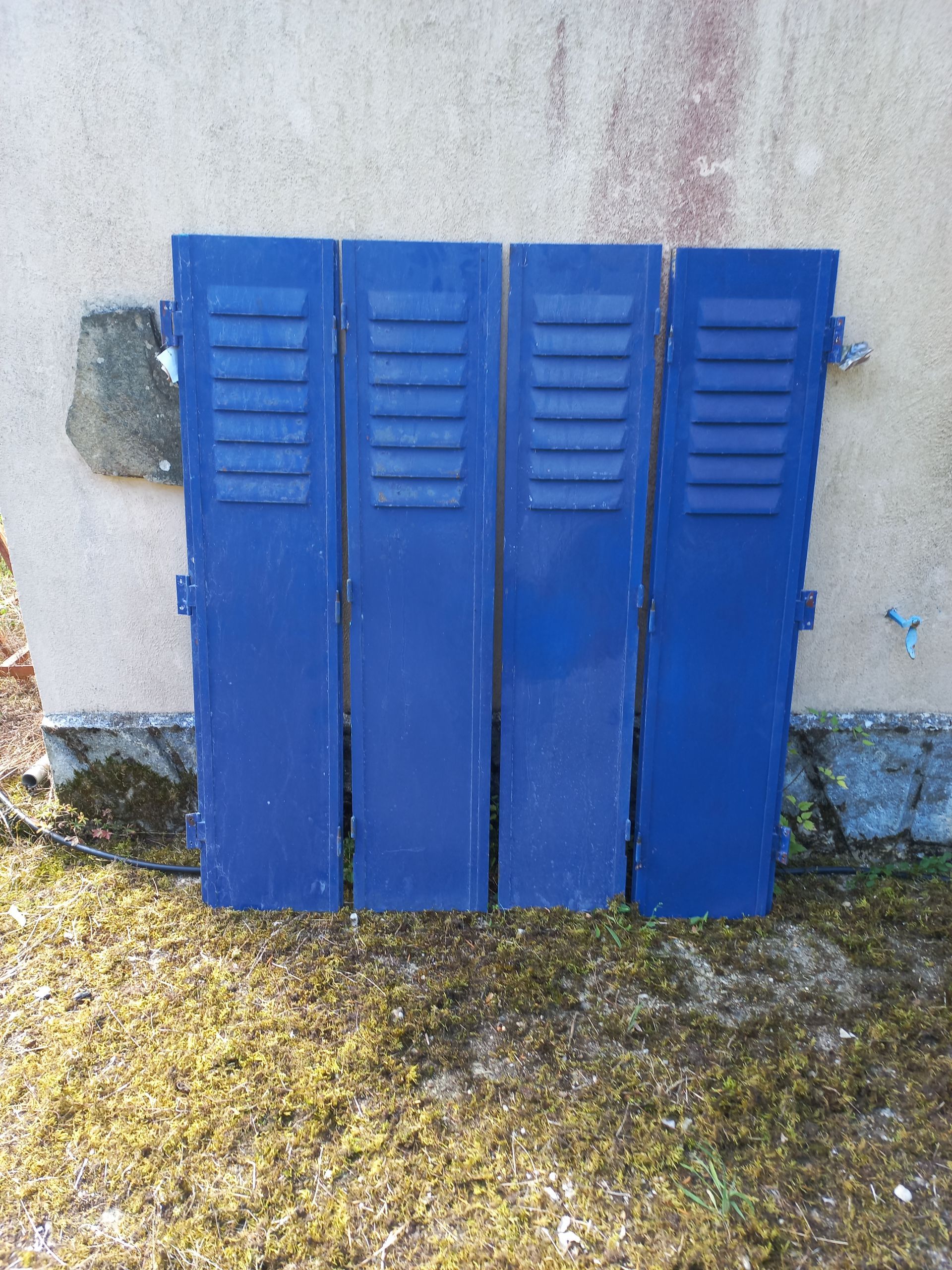 Sablage casier métal avant