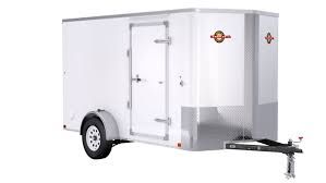 a white trailer with a door on a white background .