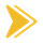 Yellow fast-forward chevron icon on a white background