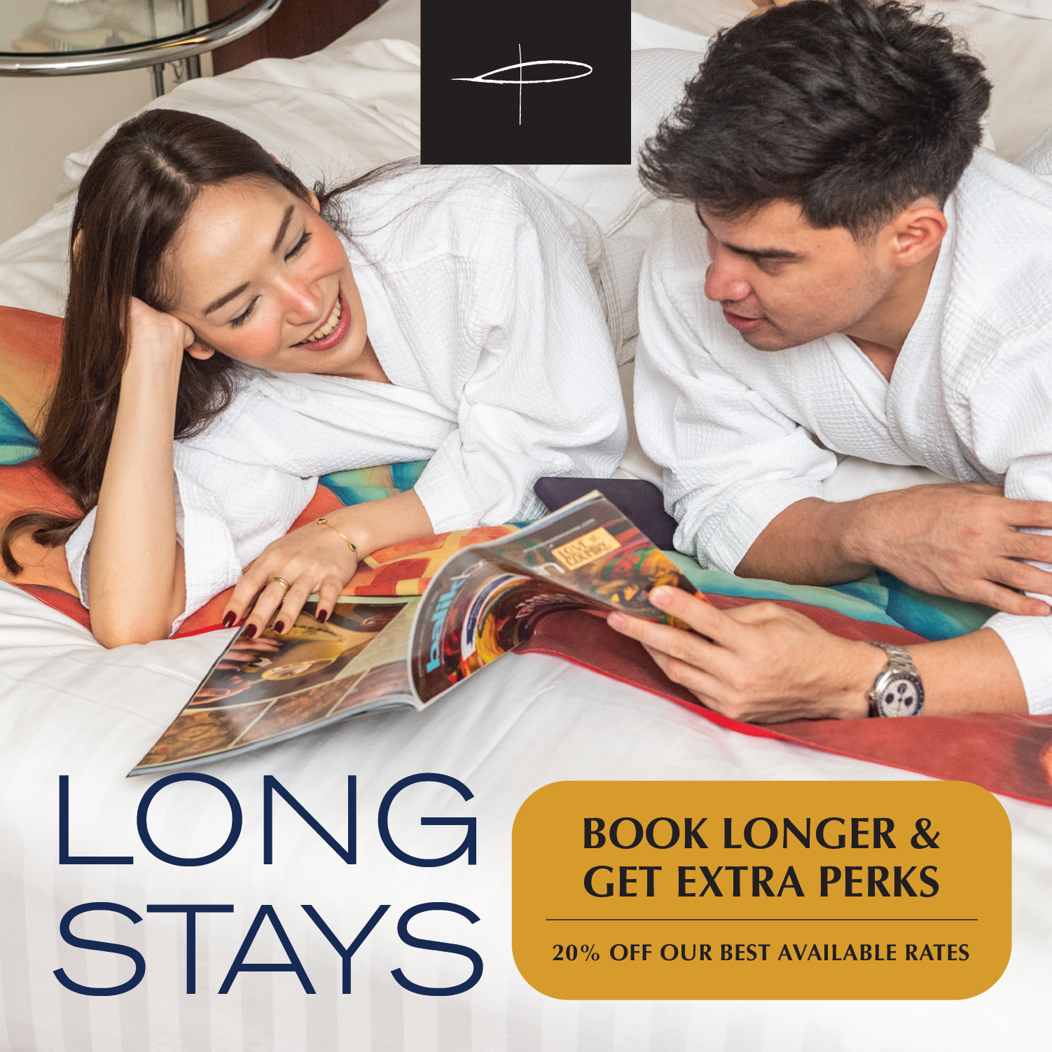 Long-stay guest with packages in Makati