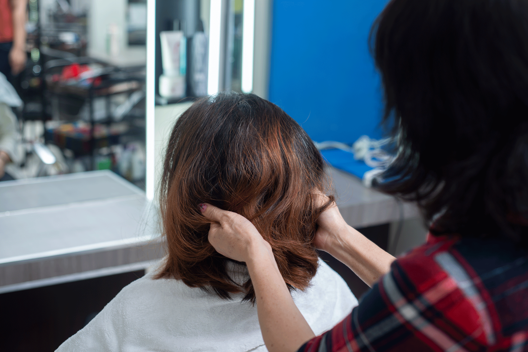 Hair treatment service at Studio 119 salon, The Picasso Boutique Serviced Residences, Salcedo Village Makati