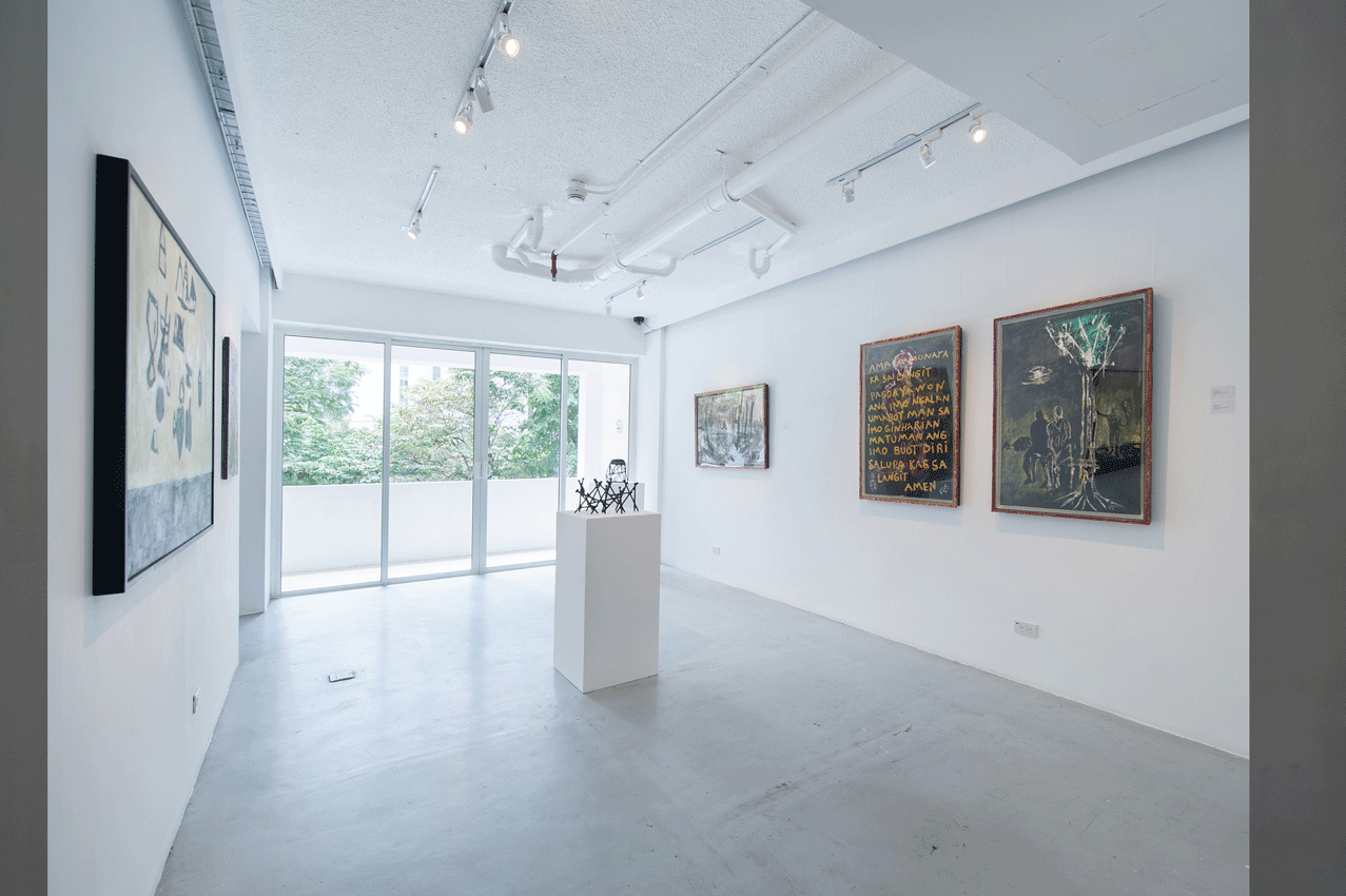 Contemporary art gallery interior at The Picasso Boutique Serviced Residenc
