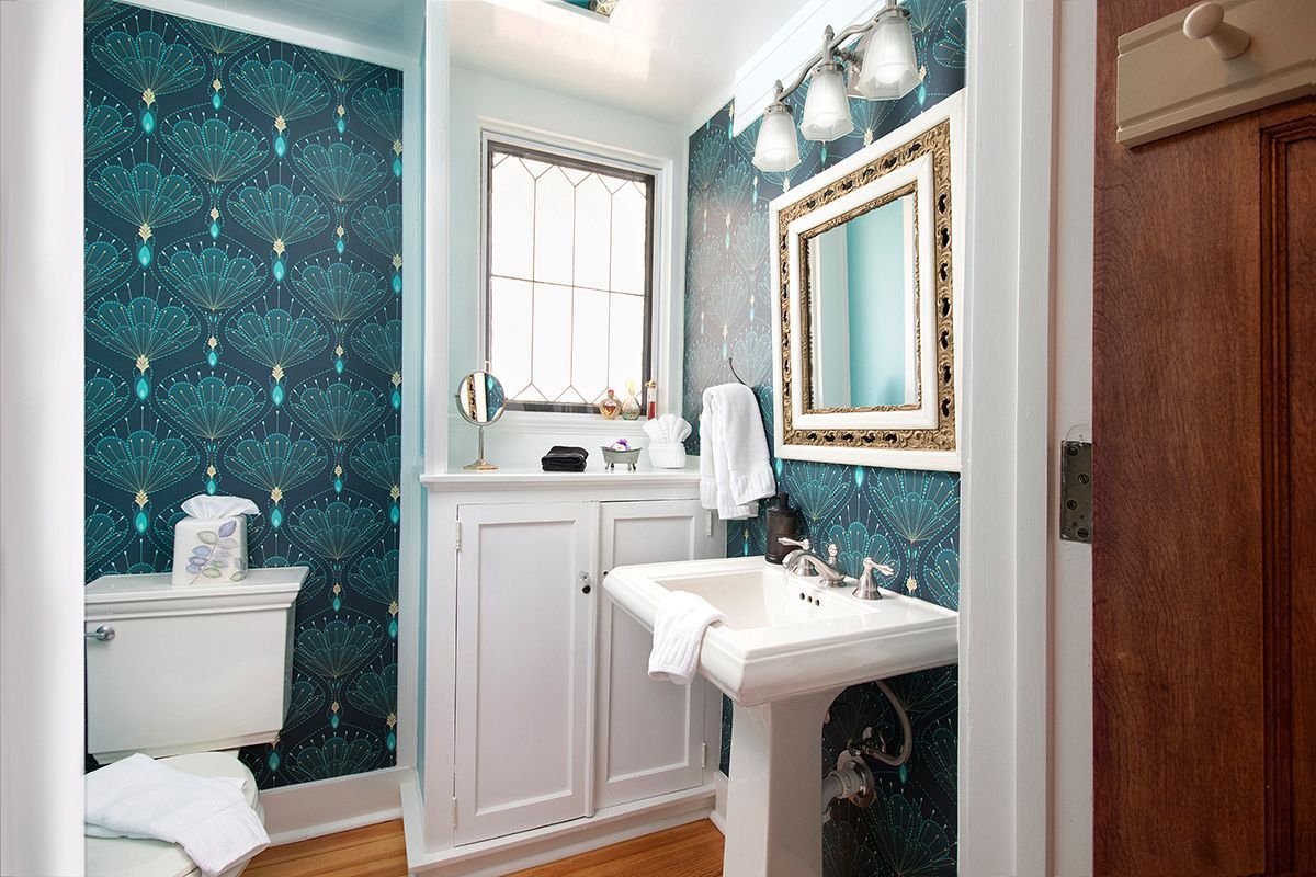 View of Jewel lavatory.