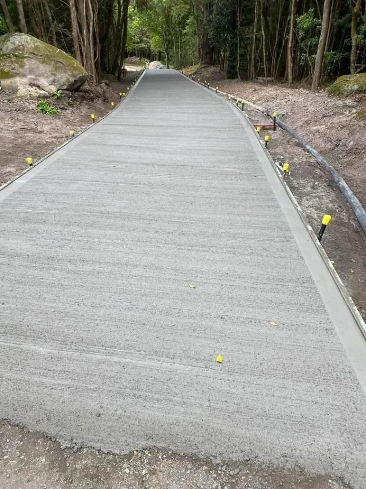 Concrete Walkway Through a Wooded Area — BJ's Concreting in Shoalhaven, NSW