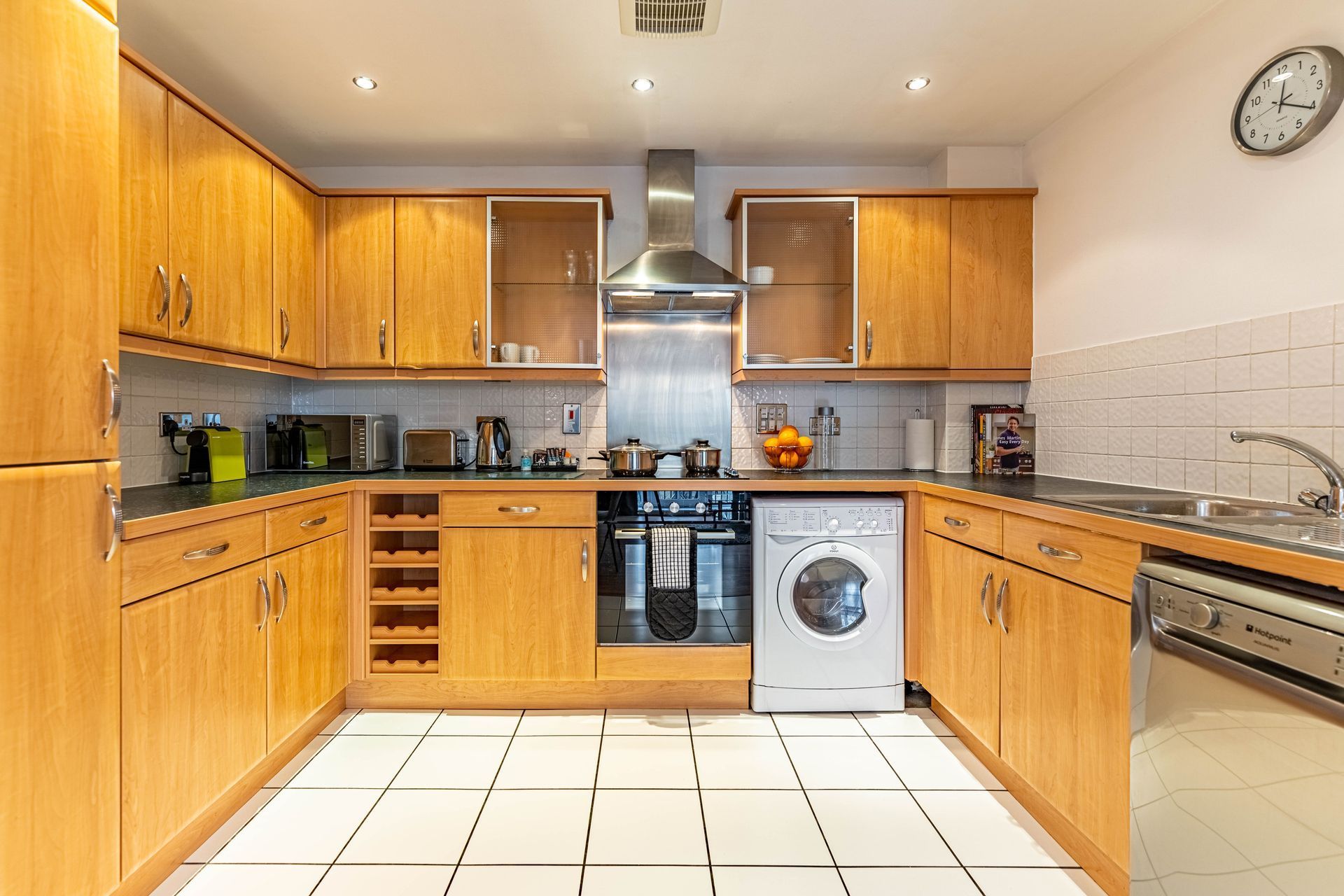 Riverside House kitchen Celador apartments