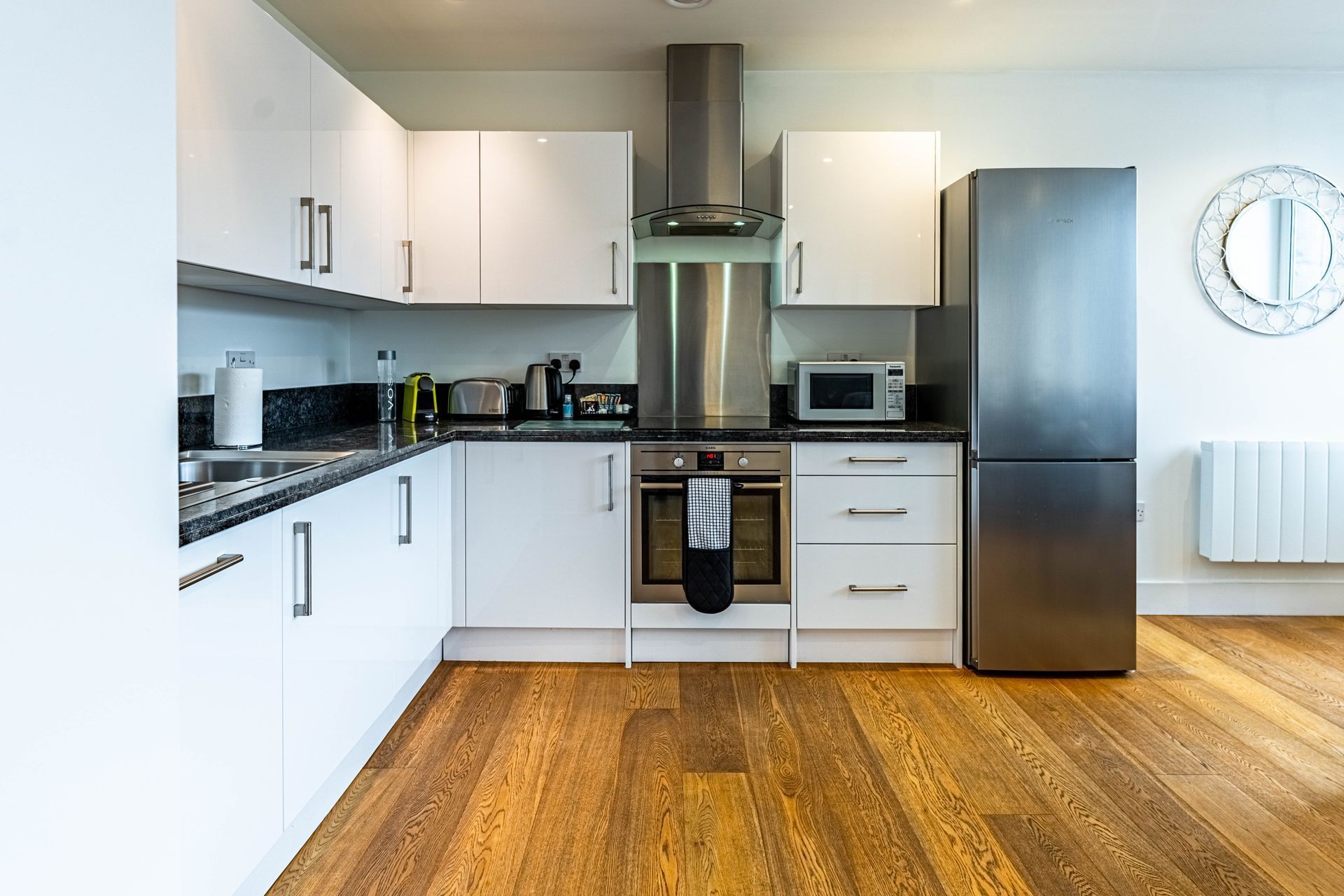 Sussex house open plan kitchen celador apartments
