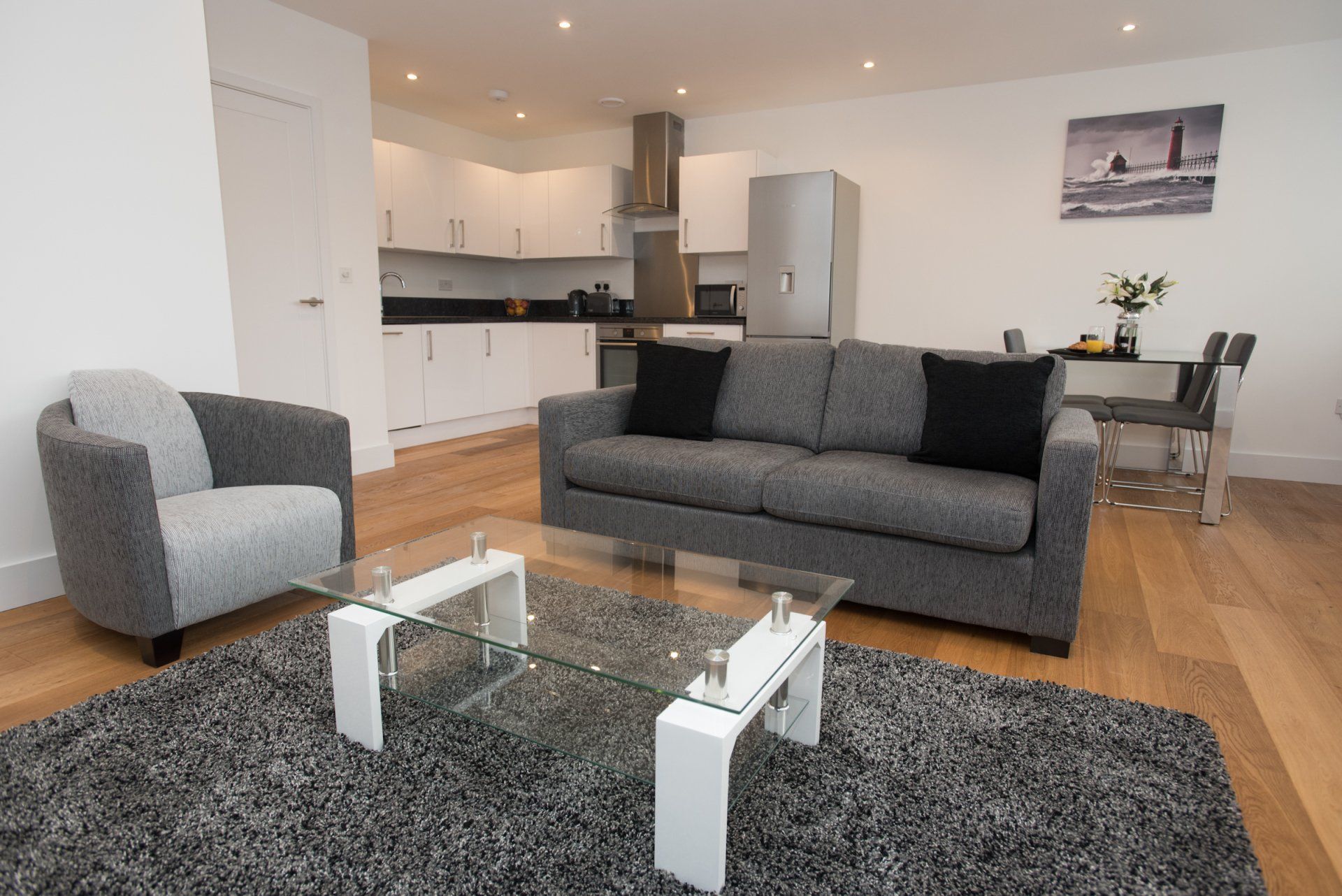 Sussex House living room presented by Celador Apartments