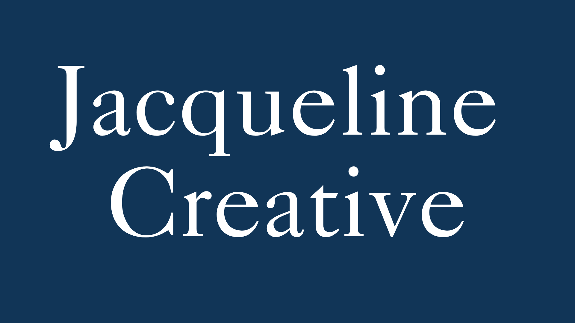 Home Jacqueline Creative, logo